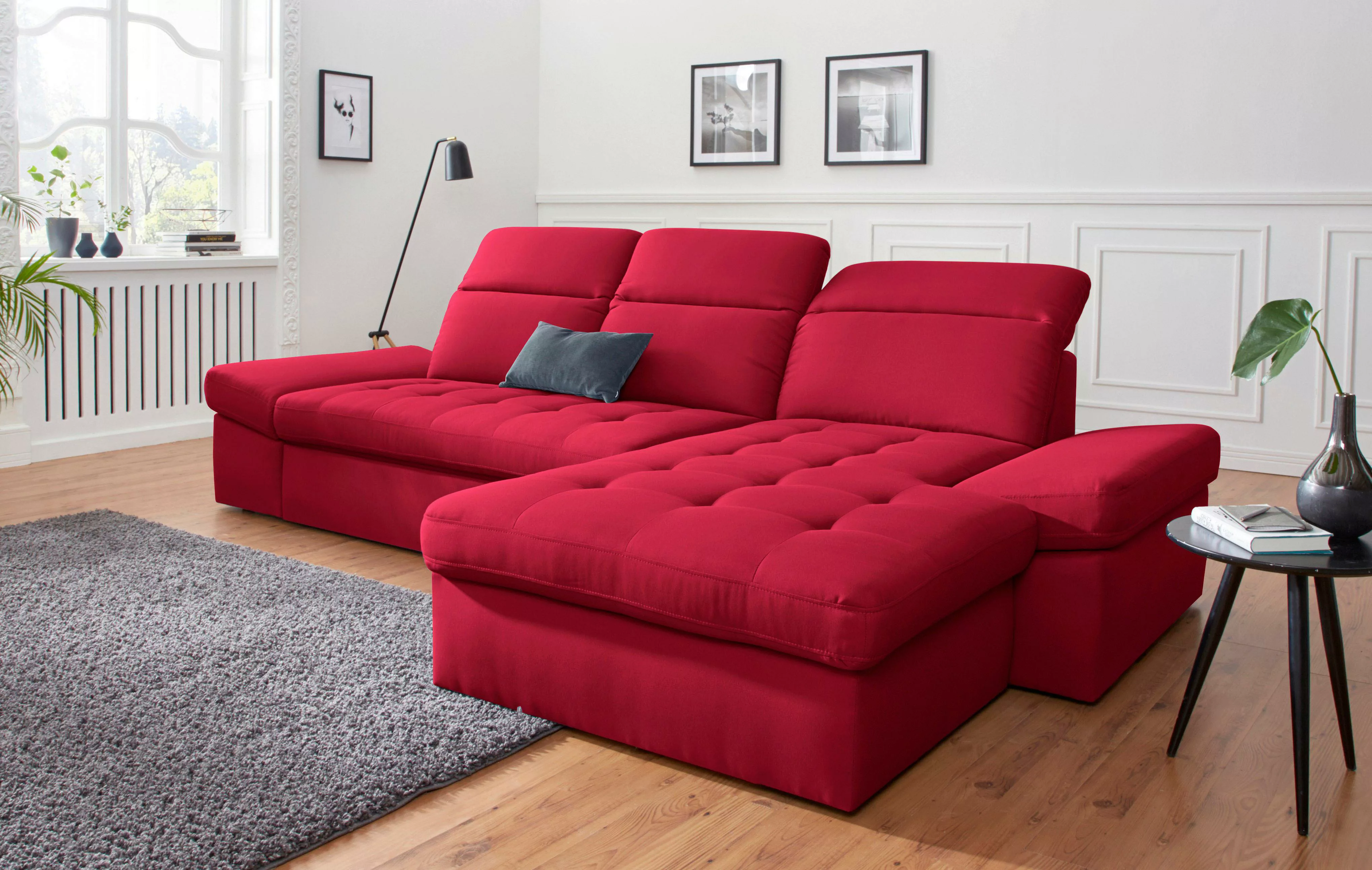 sit&more Ecksofa "Stardust L-Form", wahlweise mit Bettfunktion und Bettkast günstig online kaufen