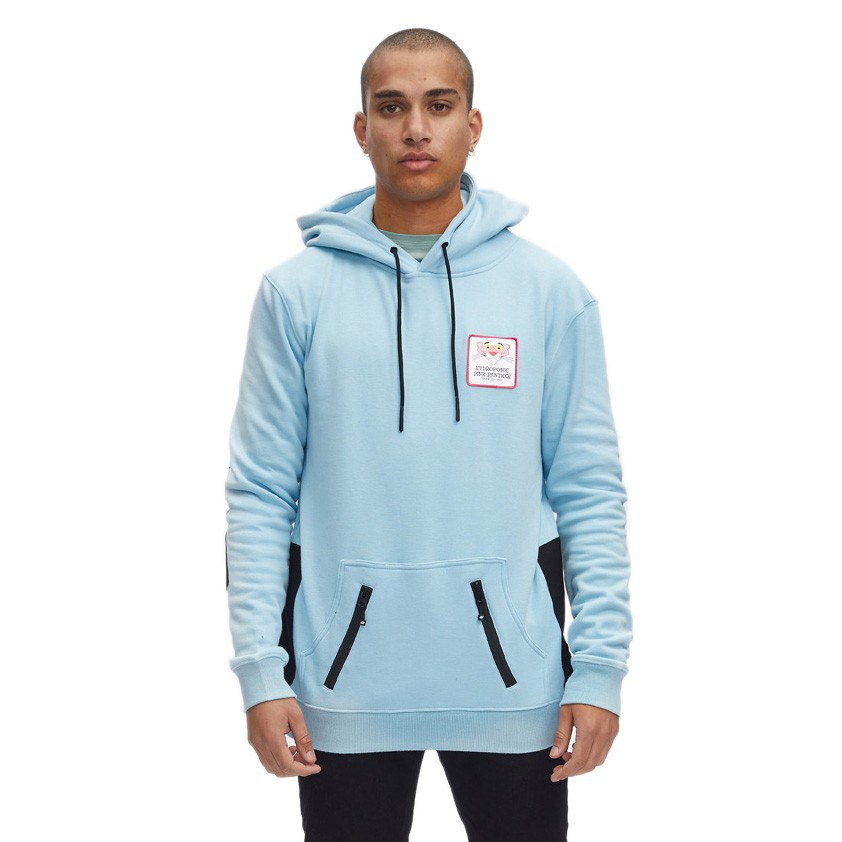 Hydroponic Patch Pink Face Kapuzenpullover XL Sky Blue günstig online kaufen