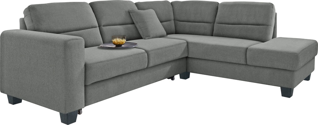 TRENDMANUFAKTUR Ecksofa "Chamber, zeitlos und modern, hoher Sitzkomfort, L- günstig online kaufen