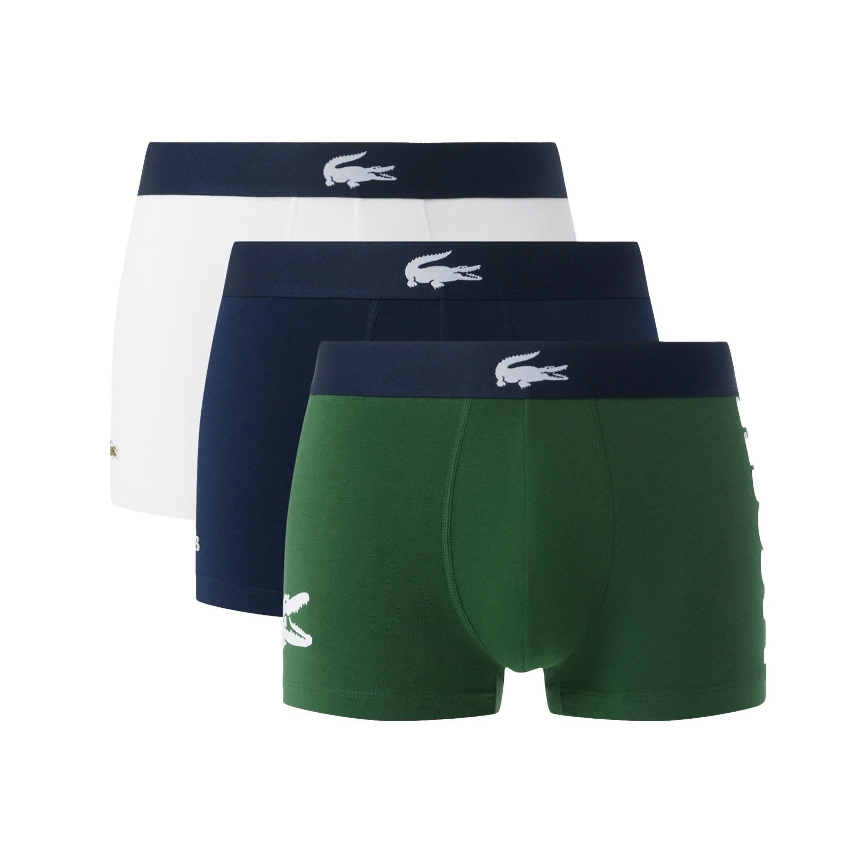 Lacoste Boxershorts Boxershorts Unterhosen 3-Pack (3-St) günstig online kaufen