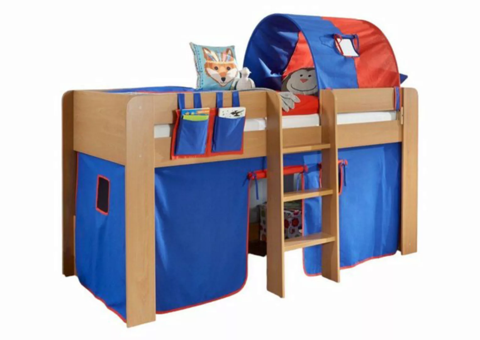 58 aufm Kessel Bettgestell Spielbett Ginnie 217x97x107 Hochbett Holznachbil günstig online kaufen