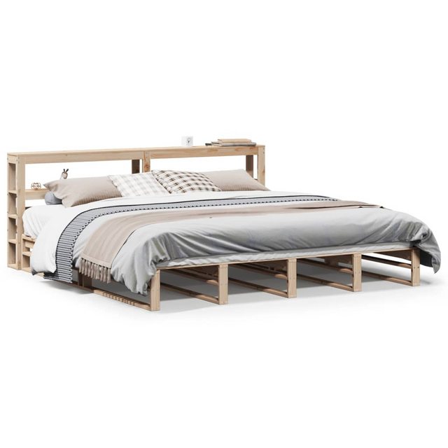 vidaXL Bett, Massivholzbett ohne Matratze 180x200 Kiefernholz günstig online kaufen