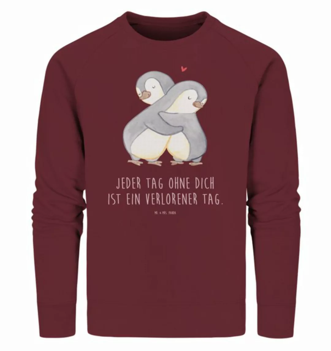 Mr. & Mrs. Panda Longpullover Größe M Pinguine Kuscheln - Burgundy - Gesche günstig online kaufen