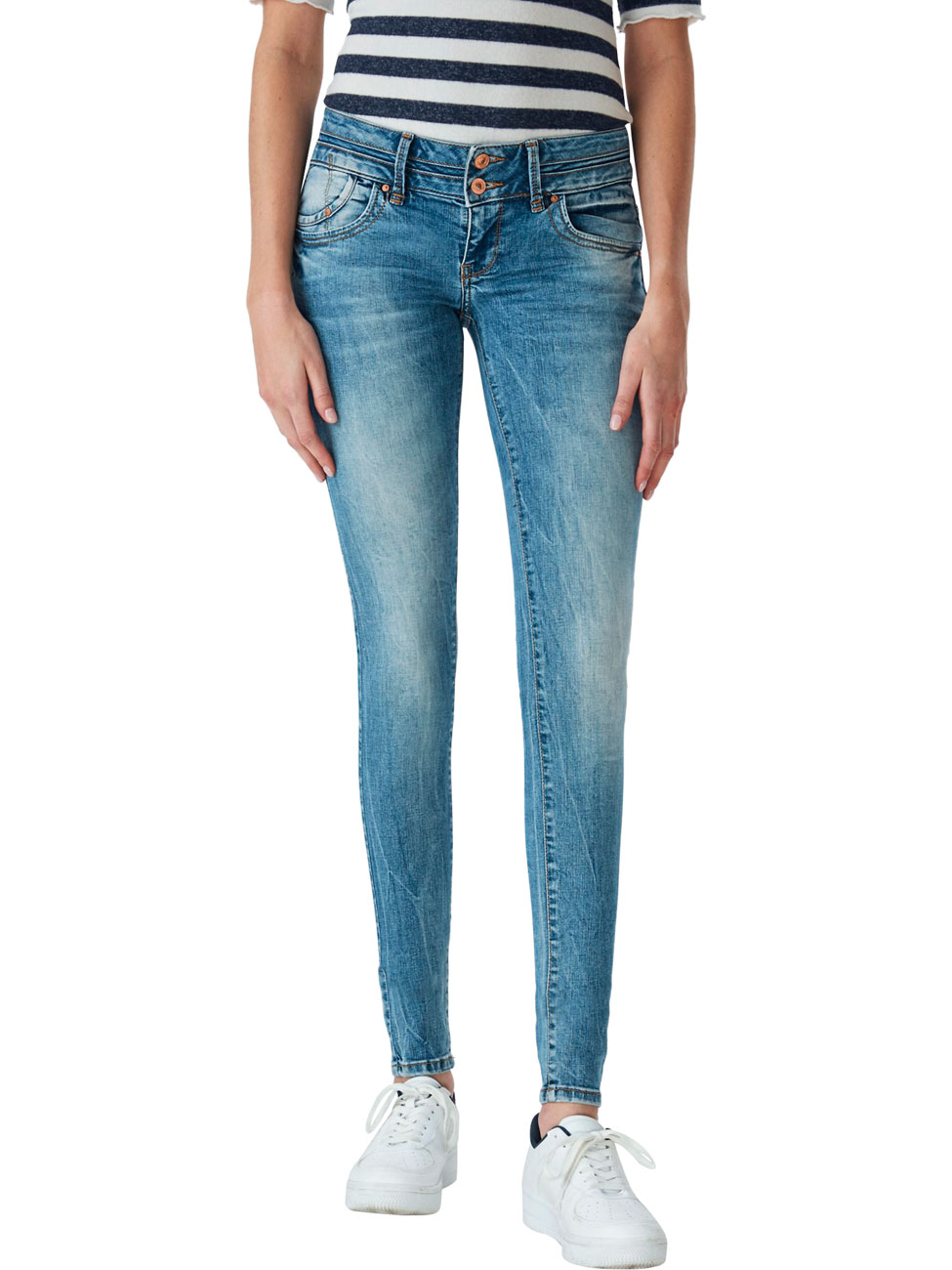 LTB Damen Jeans Julita X Extra Skinny Fit - Blau - Lelia Undamaged Wash günstig online kaufen