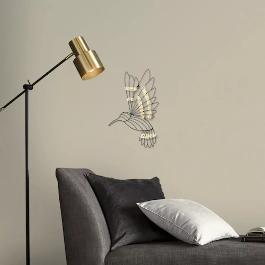 Art for the home Wandbild "Vogel", (1 St.), Luxus Metal Art Wanddeko günstig online kaufen