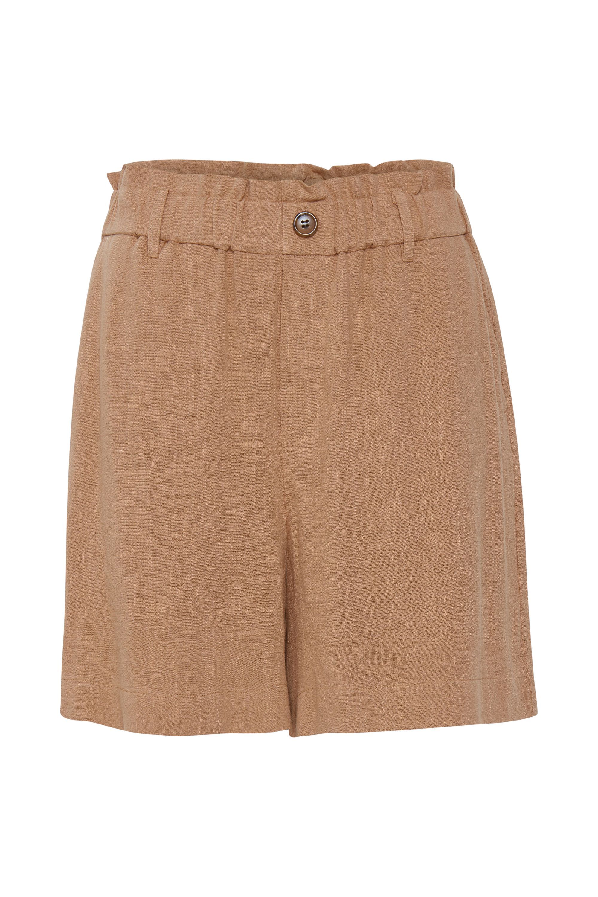 b.young Shorts BYJOHANNA SHORTS - 20809934 Shorts aus Leinenmix mit Ripp-Bu günstig online kaufen