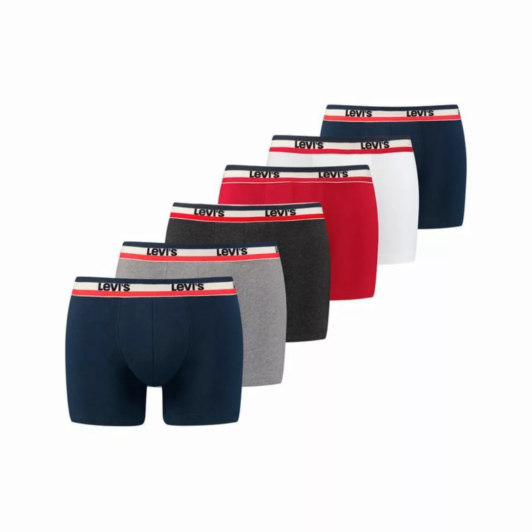 Levis Boxershorts "Men Sportswear Logo Boxer", (Packung, 6er-Pack), mit Log günstig online kaufen