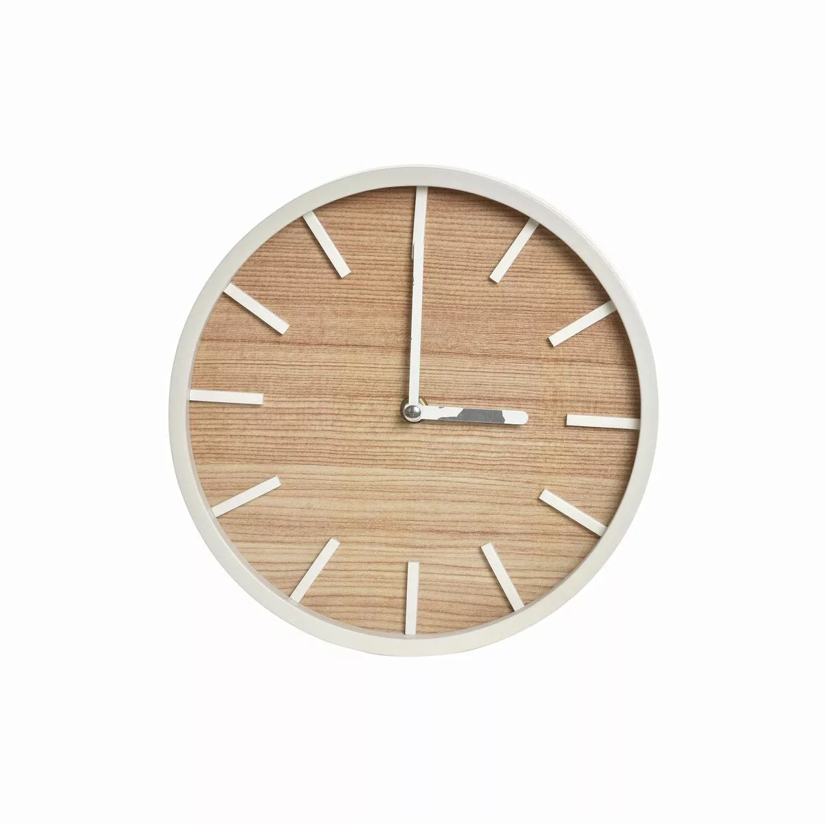 Wanduhr Dkd Home Decor Natürlich Mdf Weiß (23,5 X 4 X 23,5 Cm) günstig online kaufen