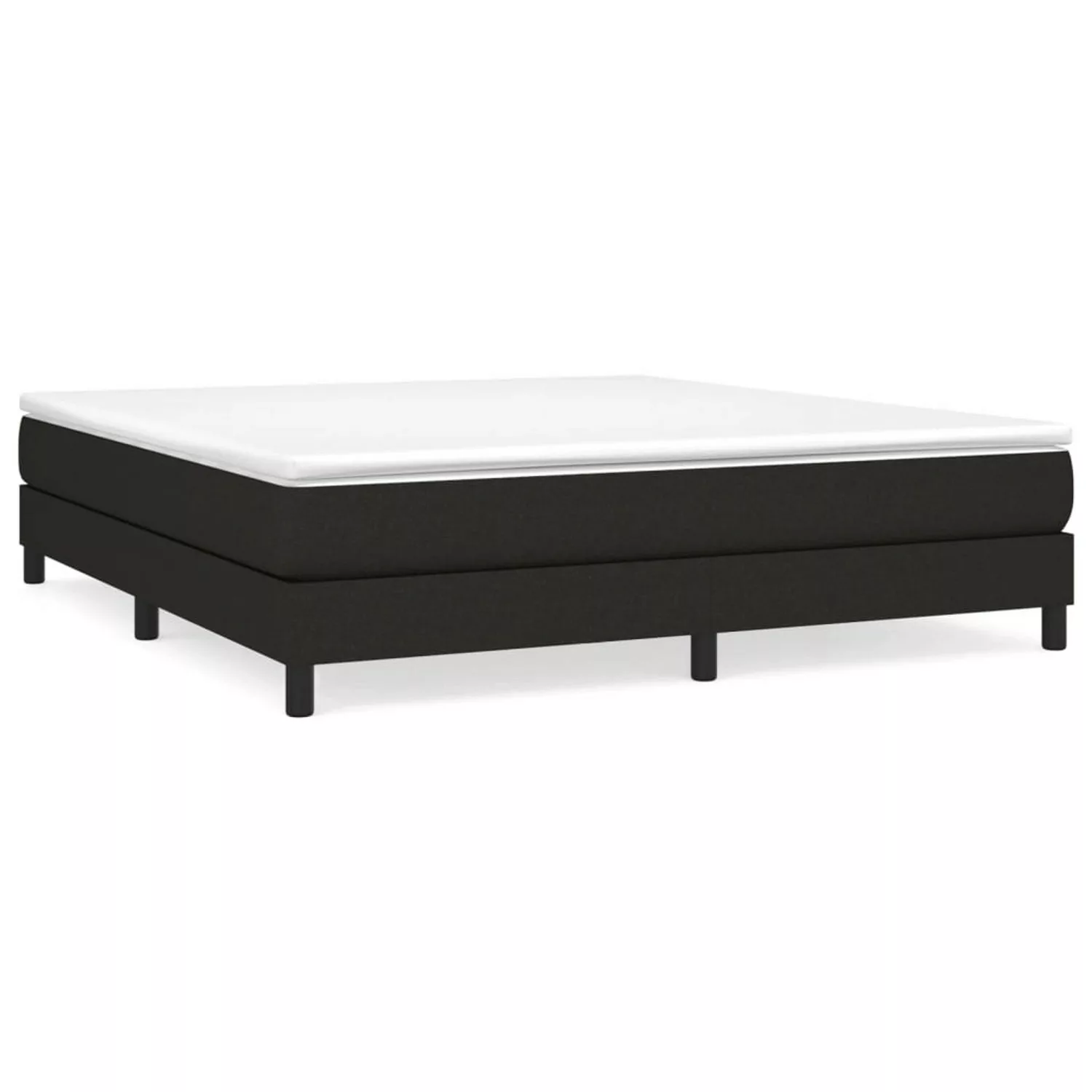 vidaXL Boxspringbett Schwarz 180x200 cm Stoff1358805 günstig online kaufen