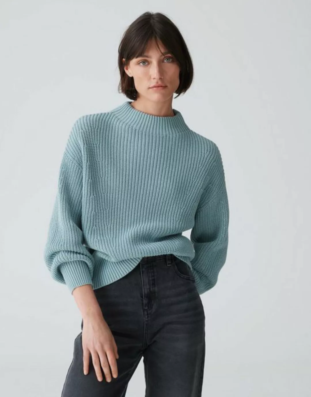 OPUS Strickpullover Pufamo weite Passform Strick günstig online kaufen