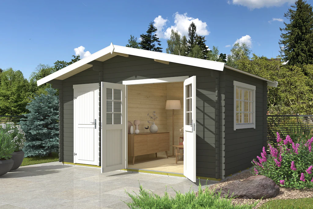 Nordic Holz Gartenhaus "2-Raum Haus Keila 34" günstig online kaufen