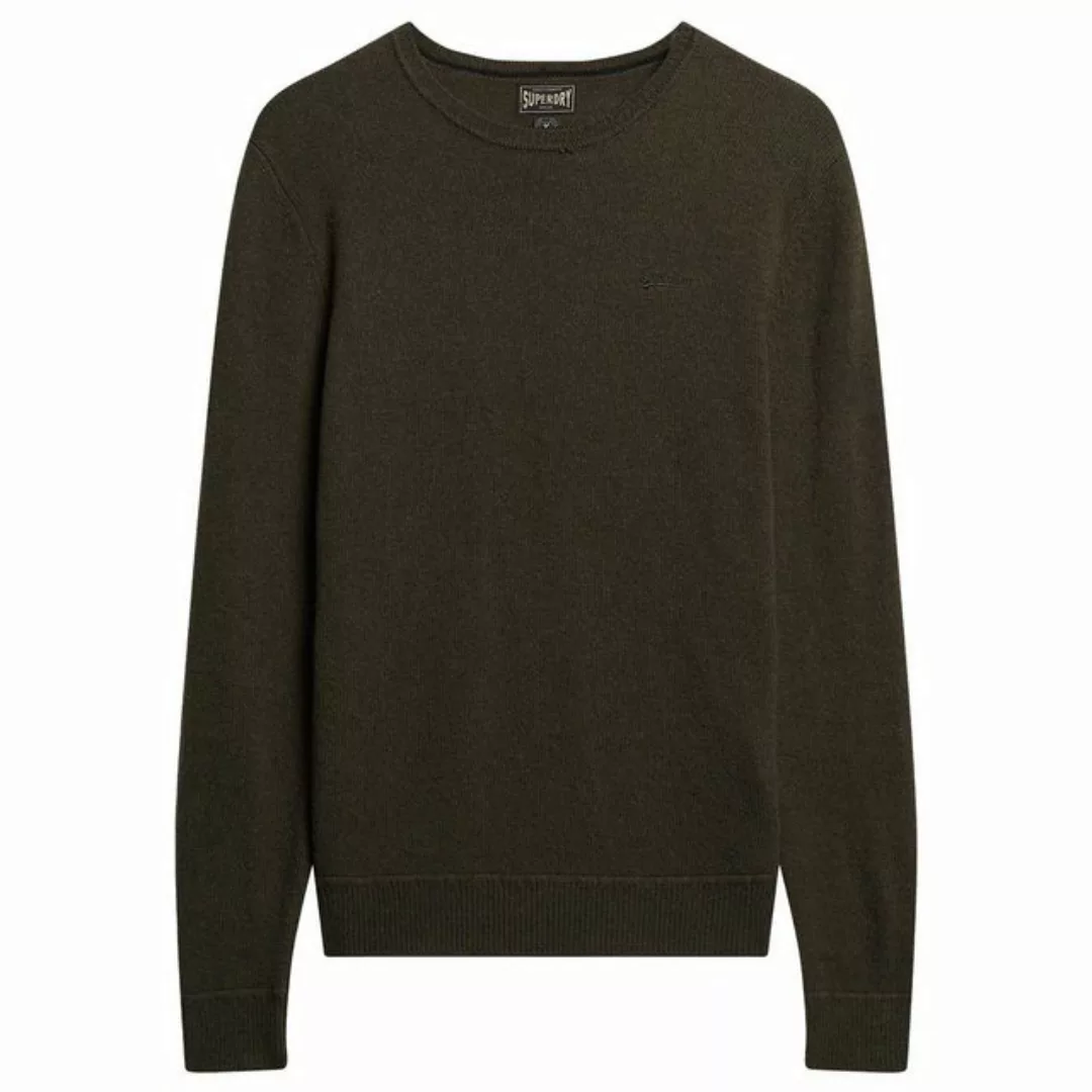 Superdry Sweatshirt Herren Strickpullover - ESSENTIAL SLIM FIT CREW günstig online kaufen