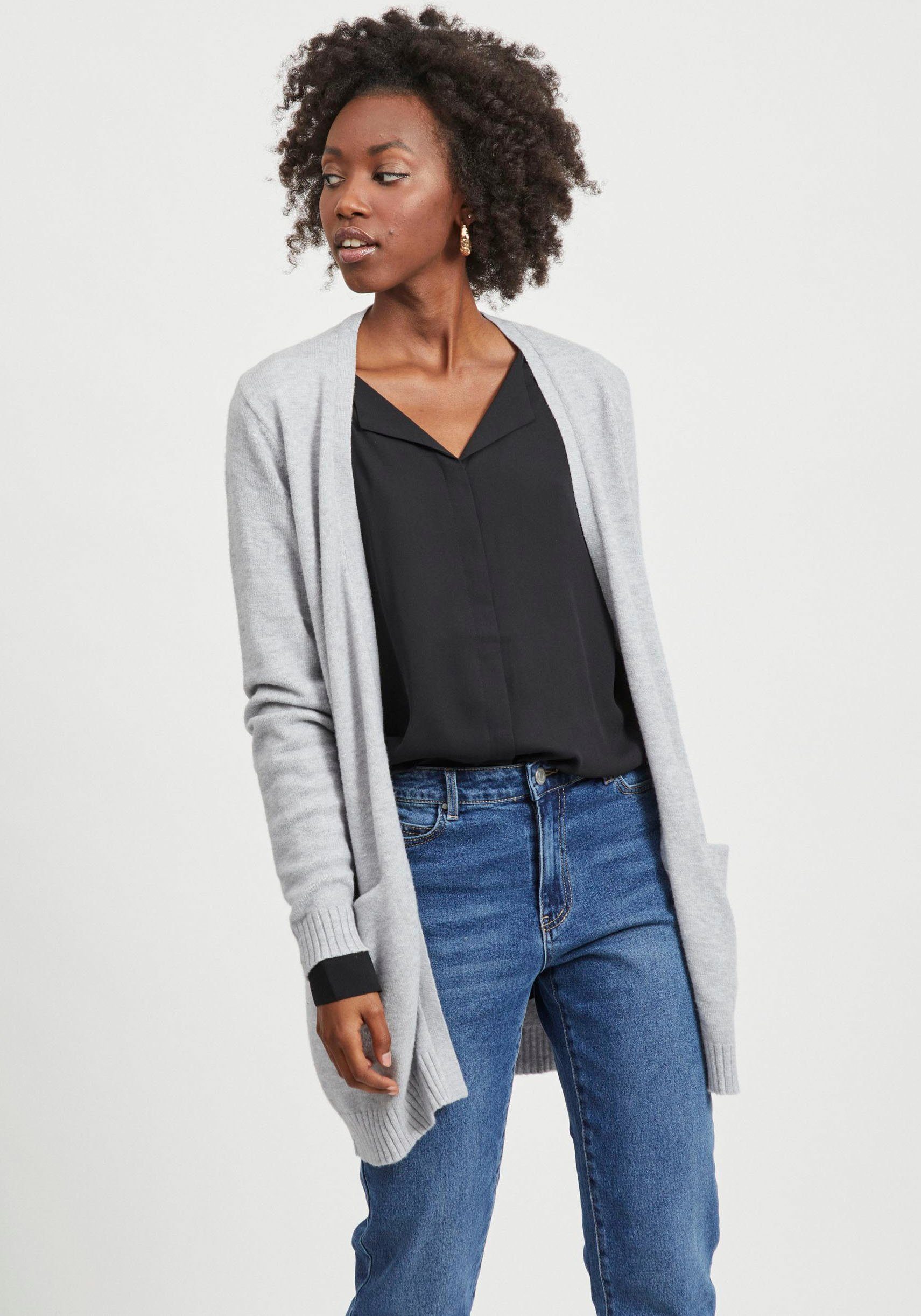 Vila Cardigan "VIRIL OPEN L/S KNIT CARDIGAN - NOOS", in offener Form günstig online kaufen