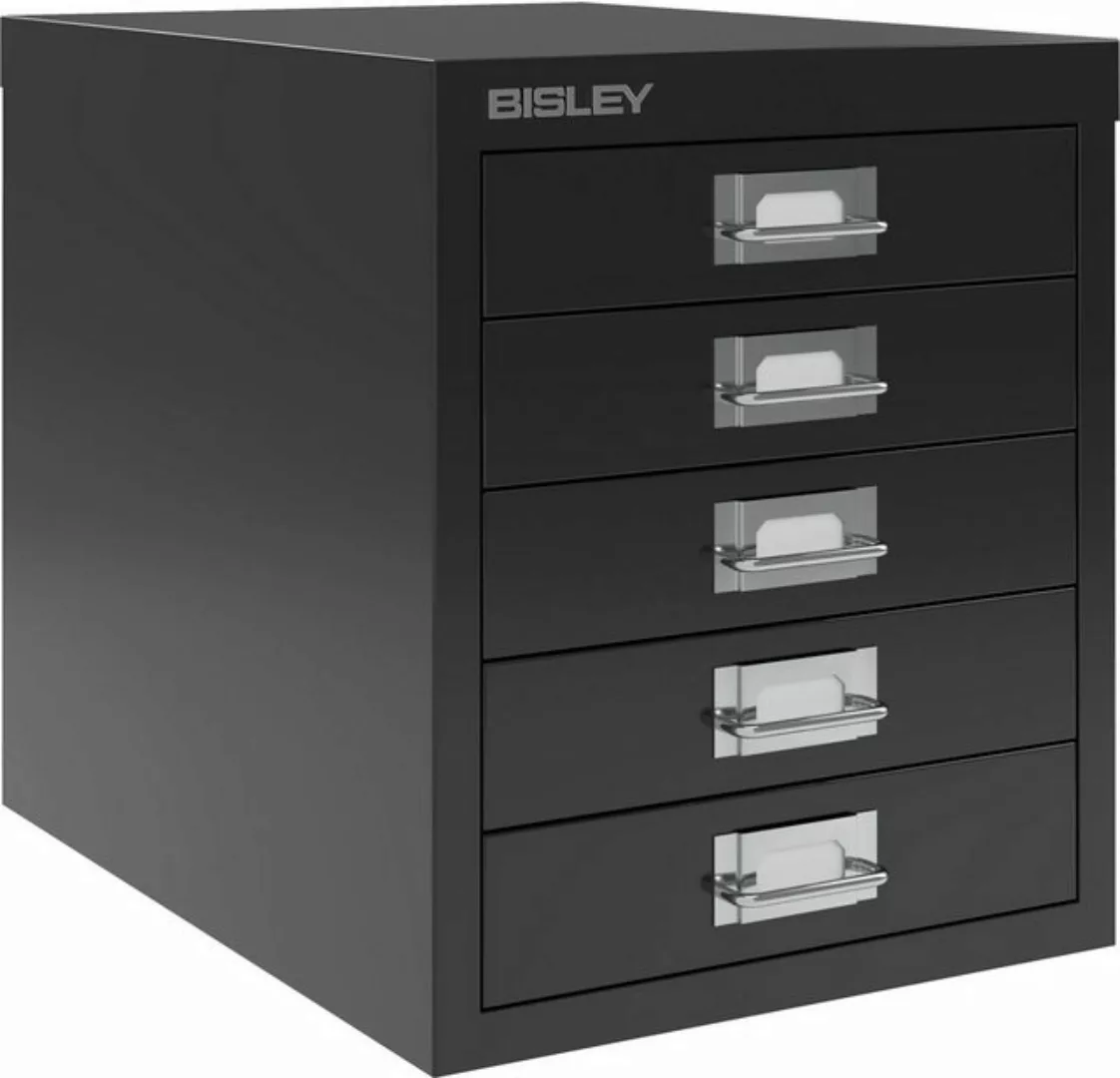 Bisley Aktenschrank MultiDrawer Schubladenschrank in Schwarz - Maße: H 33 x günstig online kaufen