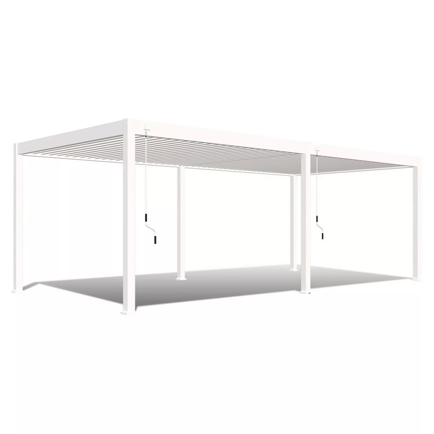 Weide Deluxe Aluminium Pavillon 3,6 x 7,2 M Weiß Pergola Freistehend günstig online kaufen