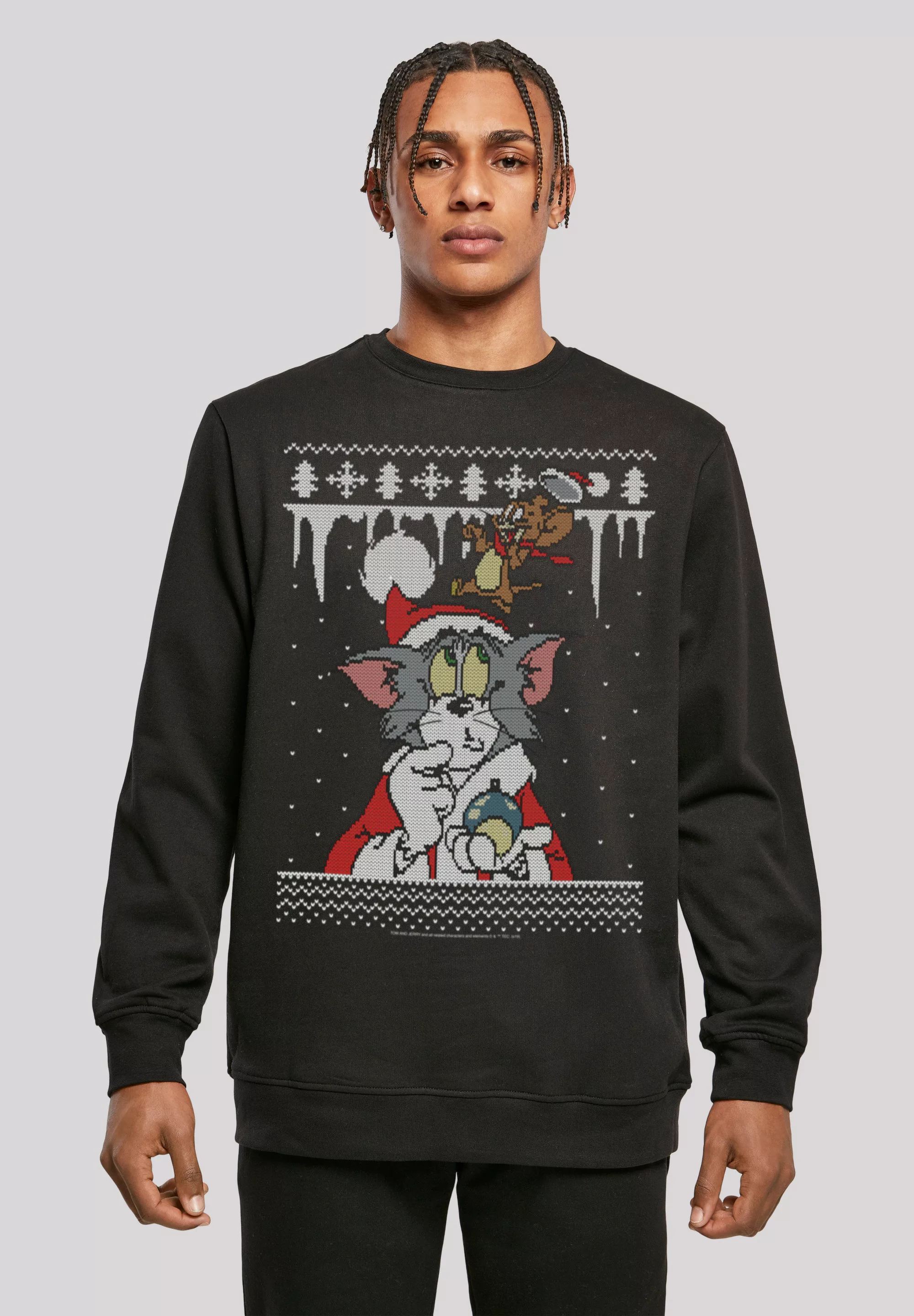 F4NT4STIC Kapuzenpullover "Tom und Jerry Christmas Weihnachten Fair Isle", günstig online kaufen