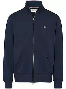 Gant Sweatjacke "REG SHIELD FULL ZIP SWEAT", mit Logostickerei auf der Brus günstig online kaufen