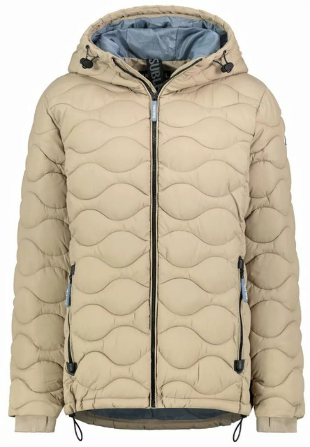 SUBLEVEL Steppjacke Damen mit Kapuze gefütterte Winter Jacke günstig online kaufen