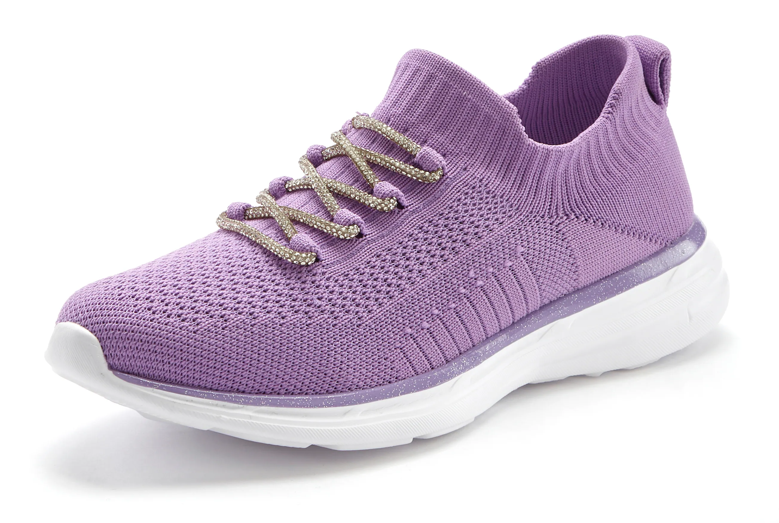 LASCANA Sneaker, mit modischer Glitzerschnürung VEGAN günstig online kaufen