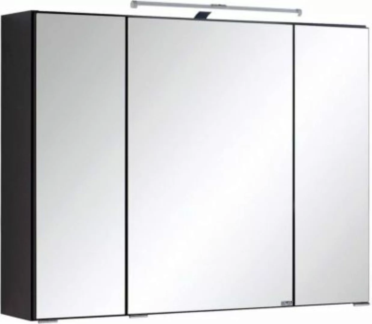 Lomadox Spiegelschrank COMO-03, grau, B x H x T ca.: 80 x 64 x 20cm günstig online kaufen