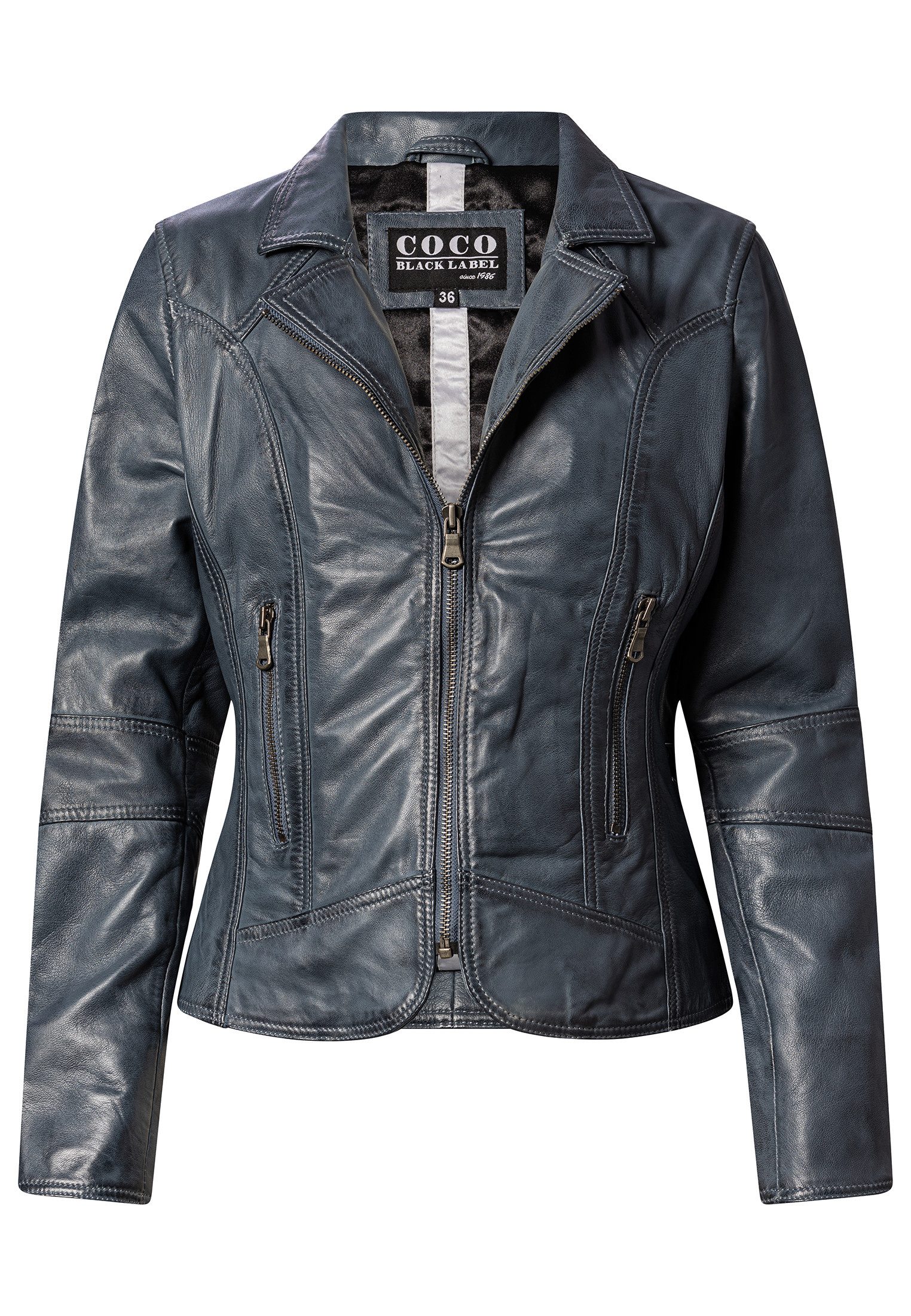 CBL Lederjacke MQ-44955 mit reißverschlusstaschen günstig online kaufen