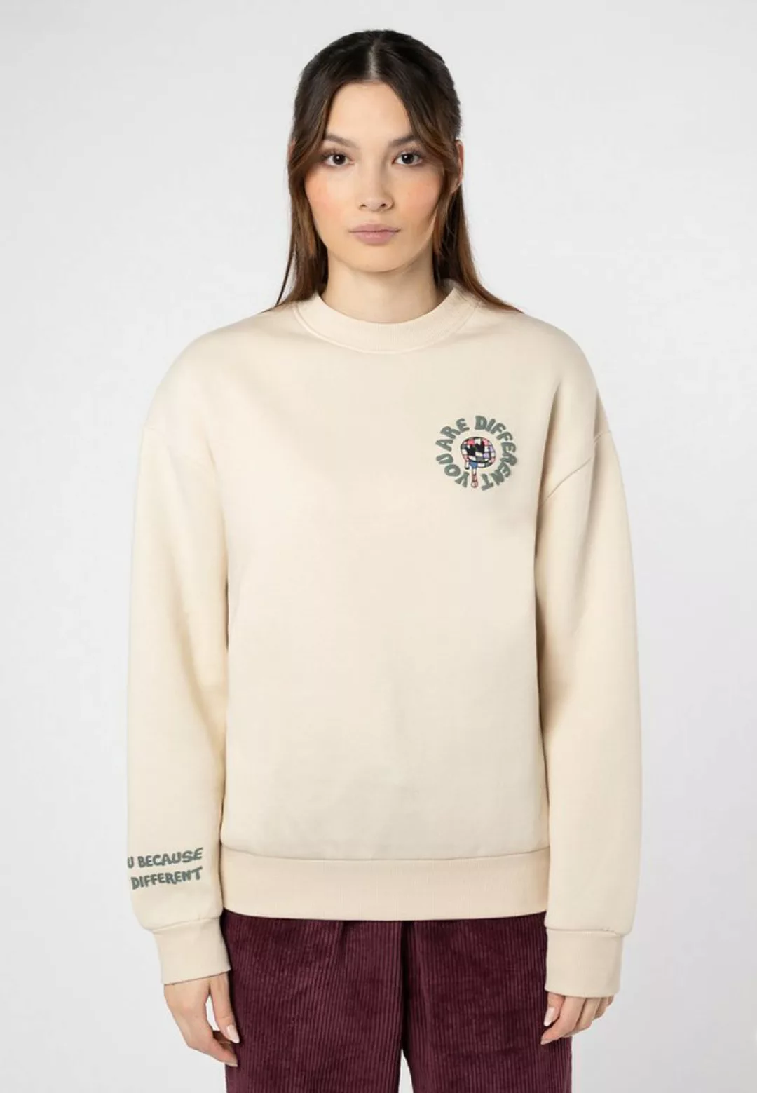 SUBLEVEL Sweatshirt Sweater mit Backprint günstig online kaufen