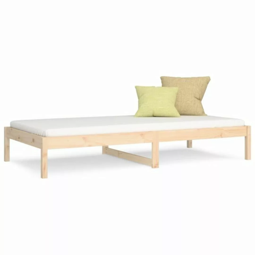 vidaXL Bett Tagesbett 80x200 cm Massivholz Kiefer günstig online kaufen