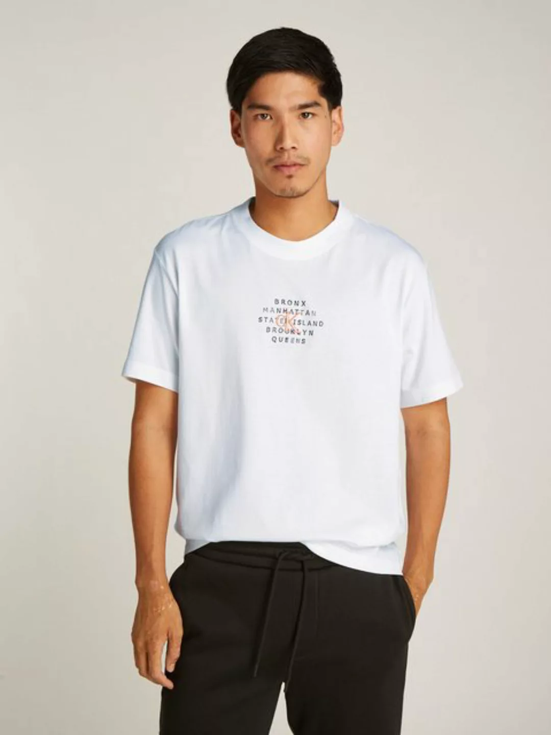 Calvin Klein Jeans T-Shirt "NYC STAMP GRAPHIC", mit Calvin Klein Label günstig online kaufen