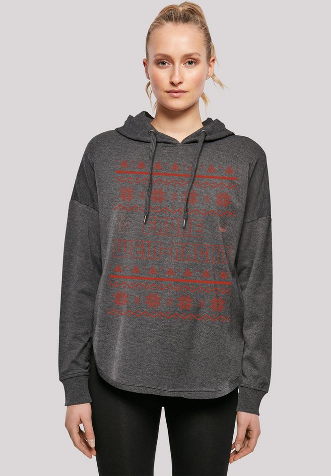 F4NT4STIC Kapuzenpullover Frohe Wein-Nacht Print günstig online kaufen