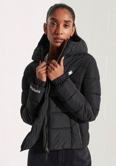 Superdry Steppjacke "HOODED SPIRIT SPORTS PUFFER", mit Kapuze, aus wasserab günstig online kaufen