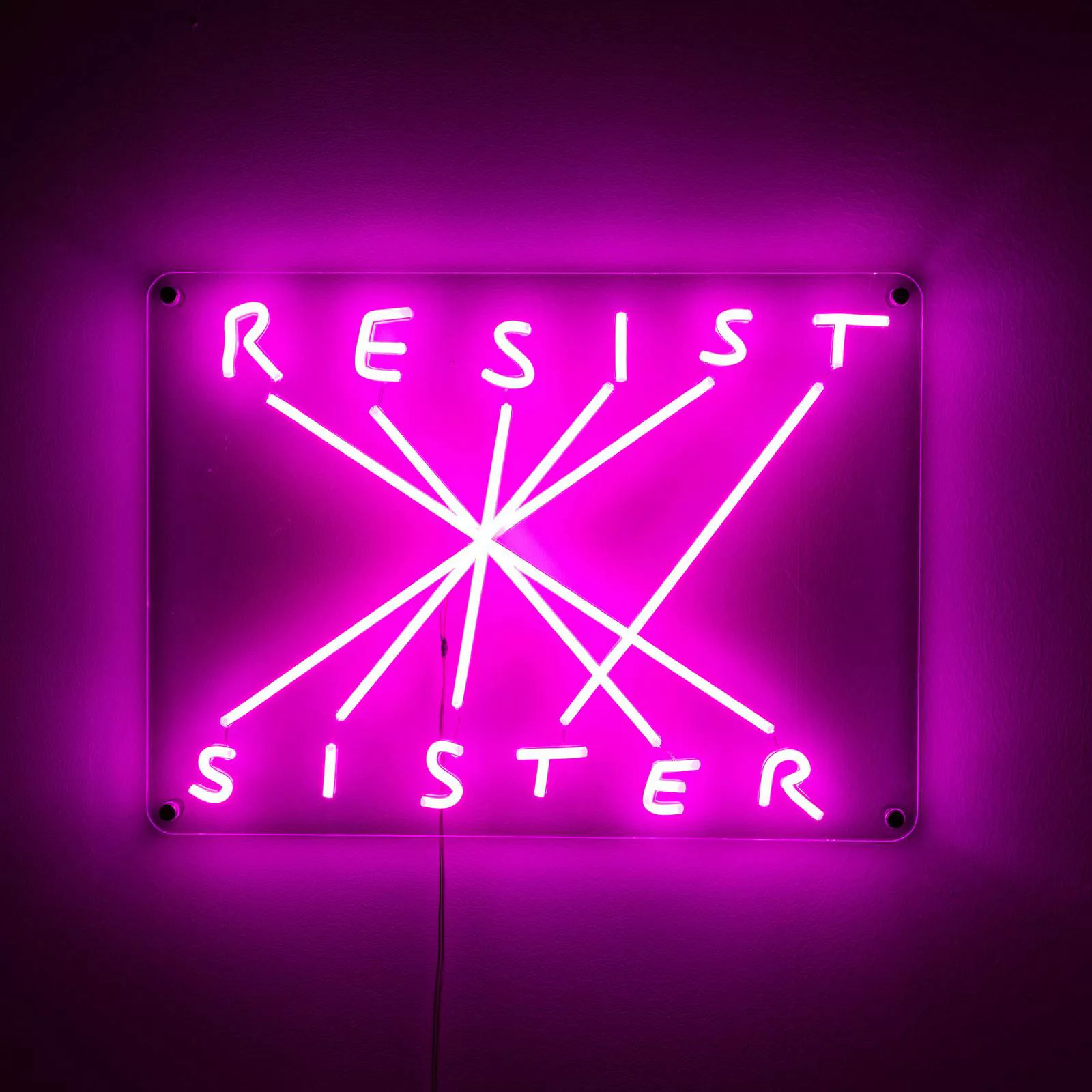 SELETTI Resist-Sister LED-Deko-Wandleuchte fuchsia günstig online kaufen