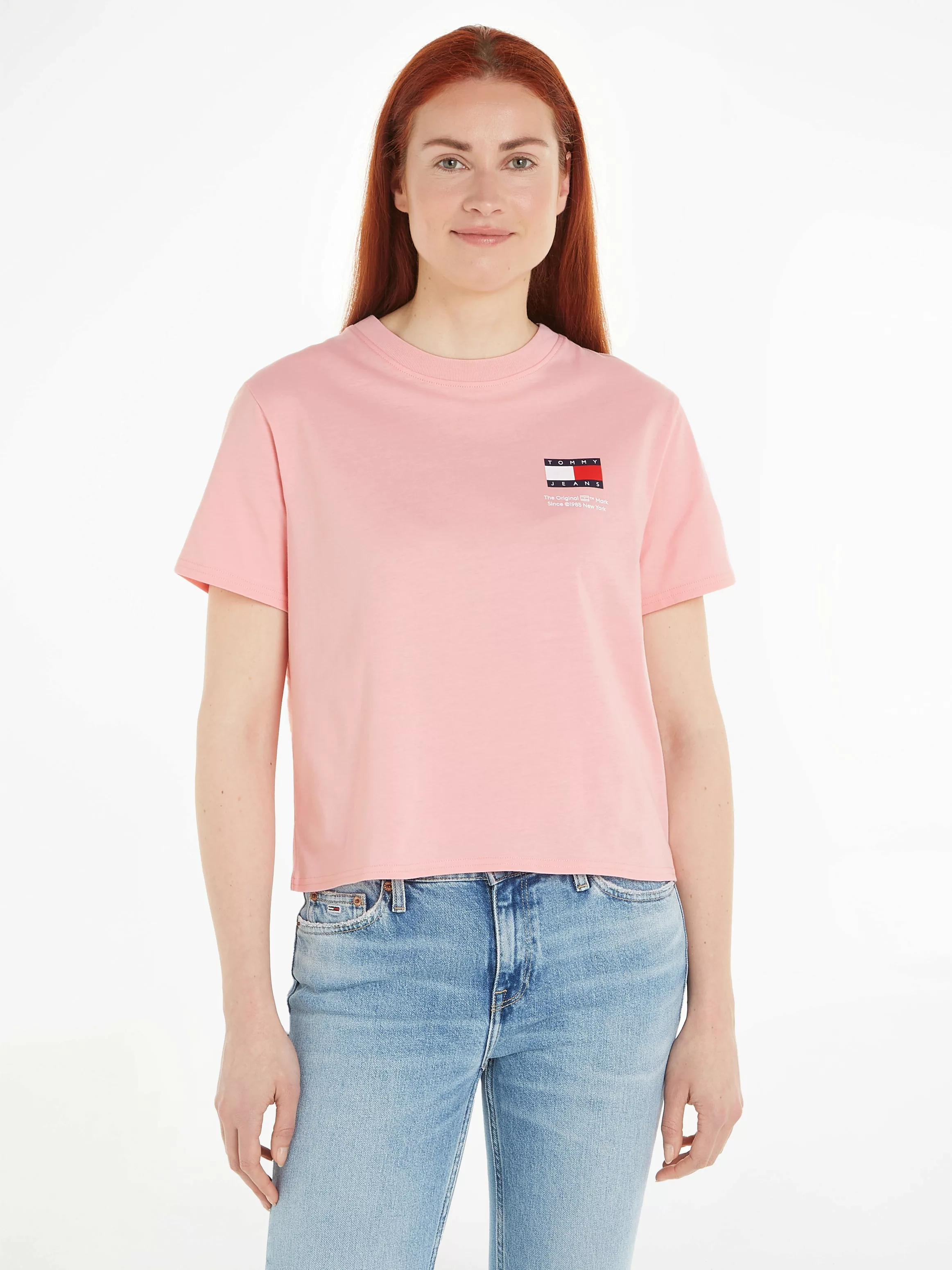 Tommy Jeans T-Shirt TJW BXY GRAPHIC FLAG TEE mit Markenlabel günstig online kaufen