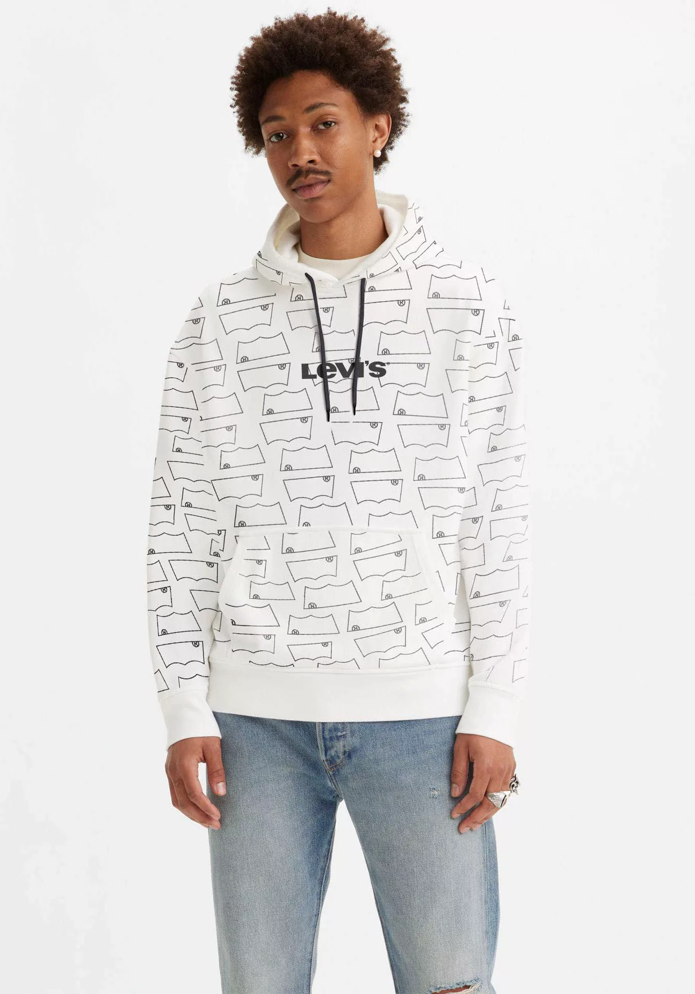 Levis Hoodie "RELAXED GRAPHIC", mit Alloverprint günstig online kaufen