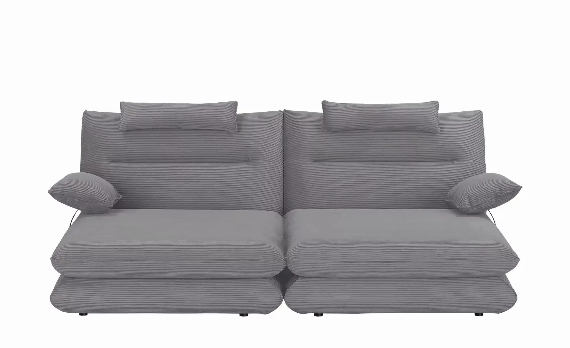 smart Loungesofa Loungsofa Ellen ¦ grau ¦ Maße (cm): B: 251 H: 89 T: 173 Po günstig online kaufen