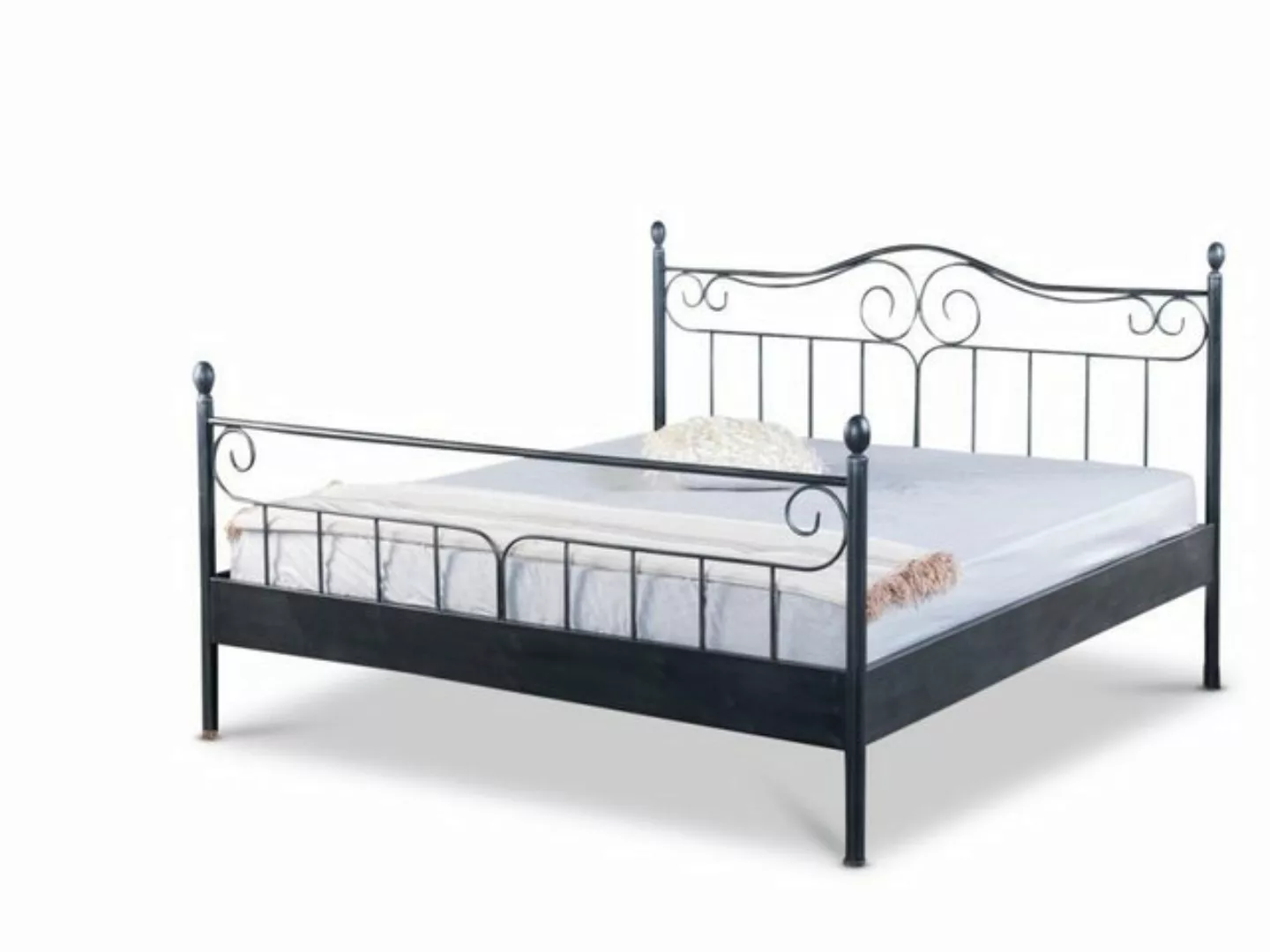 BedBox Metallbett Virgina, stabiles und formschönes Metallbett, pulverbesch günstig online kaufen