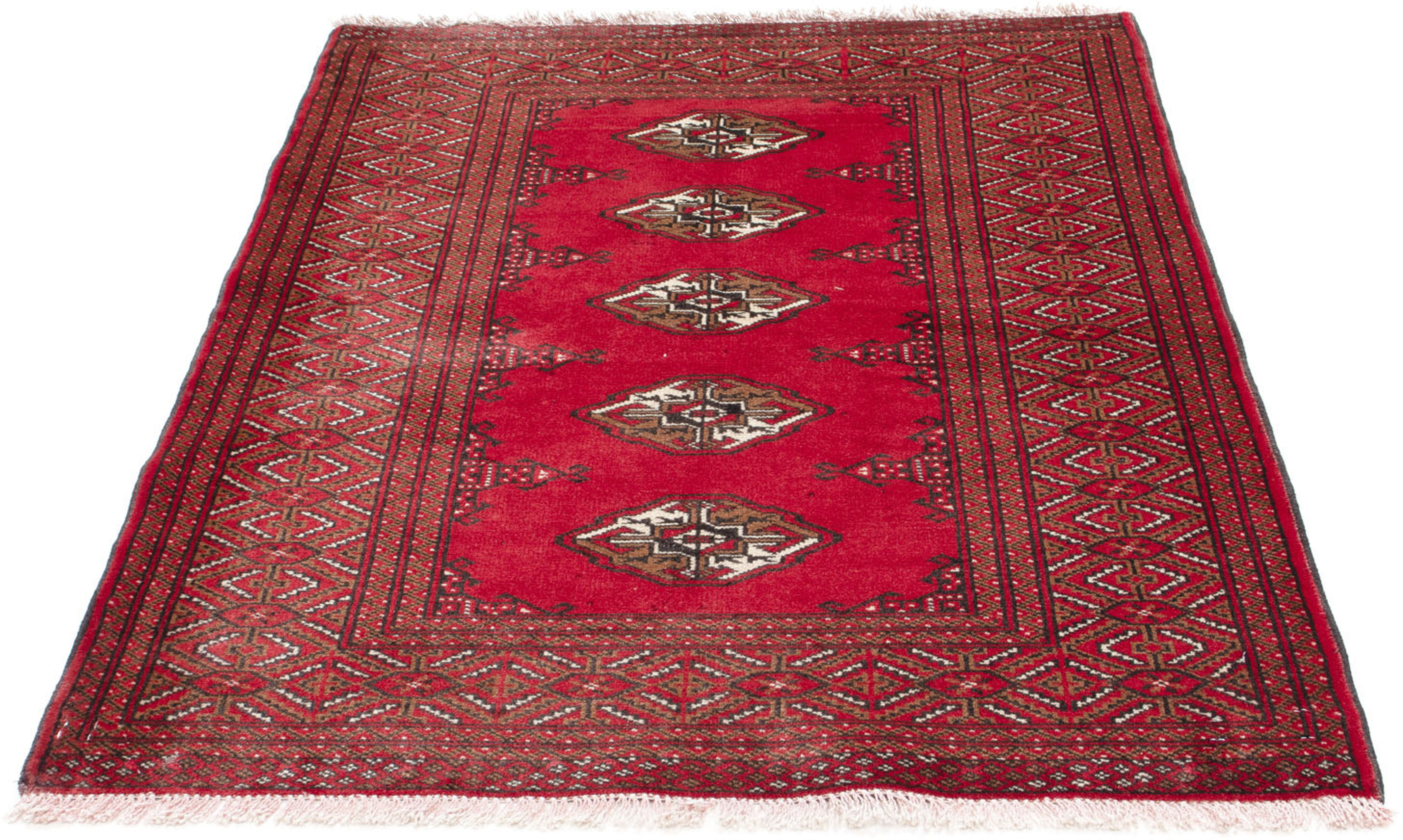 morgenland Orientteppich »Belutsch - 144 x 103 cm - rot«, rechteckig, Wohnz günstig online kaufen
