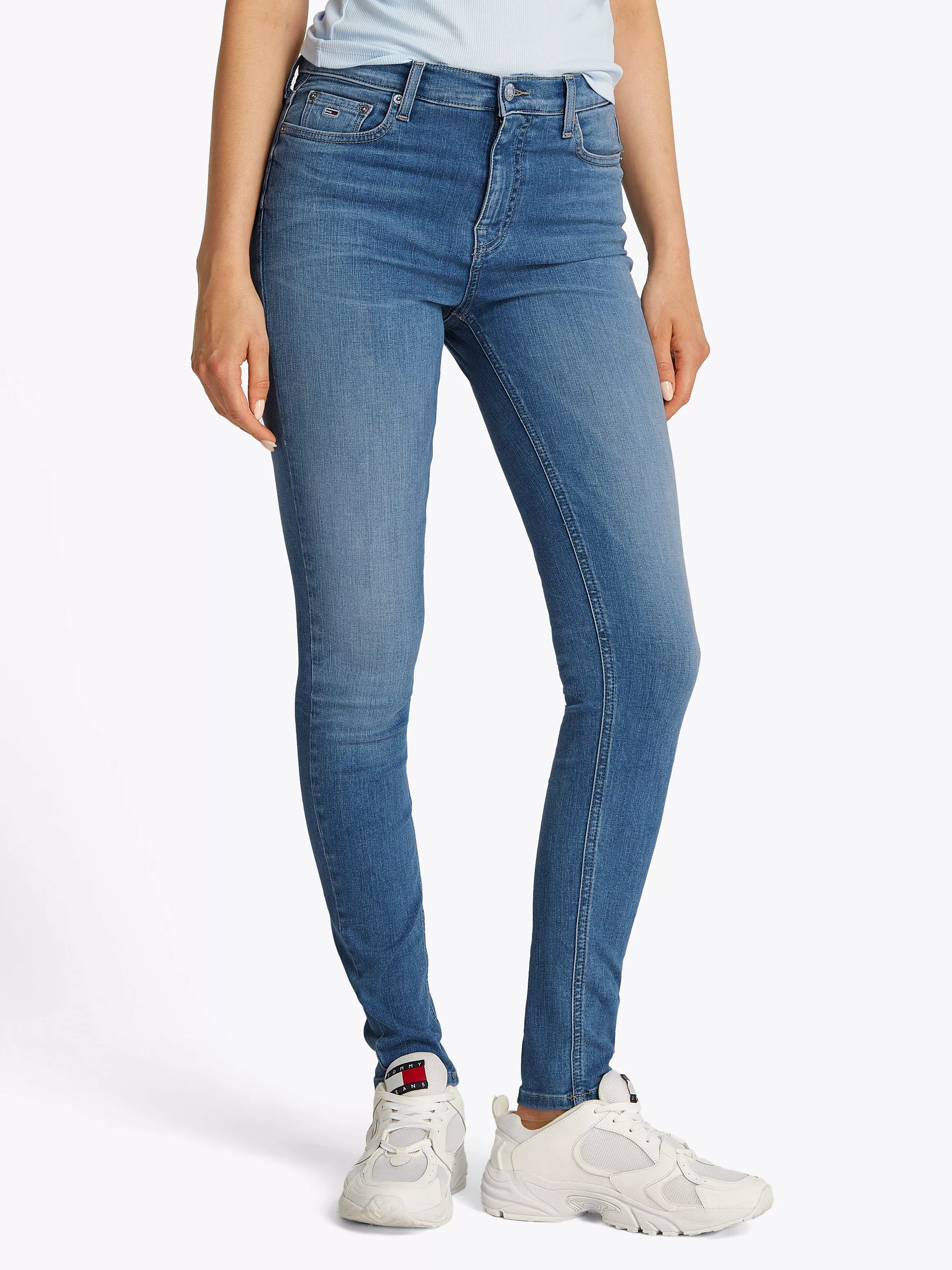 Tommy Jeans Skinny-fit-Jeans "Nora Mid Rise Skinny Fit", mit Waschung, mit günstig online kaufen