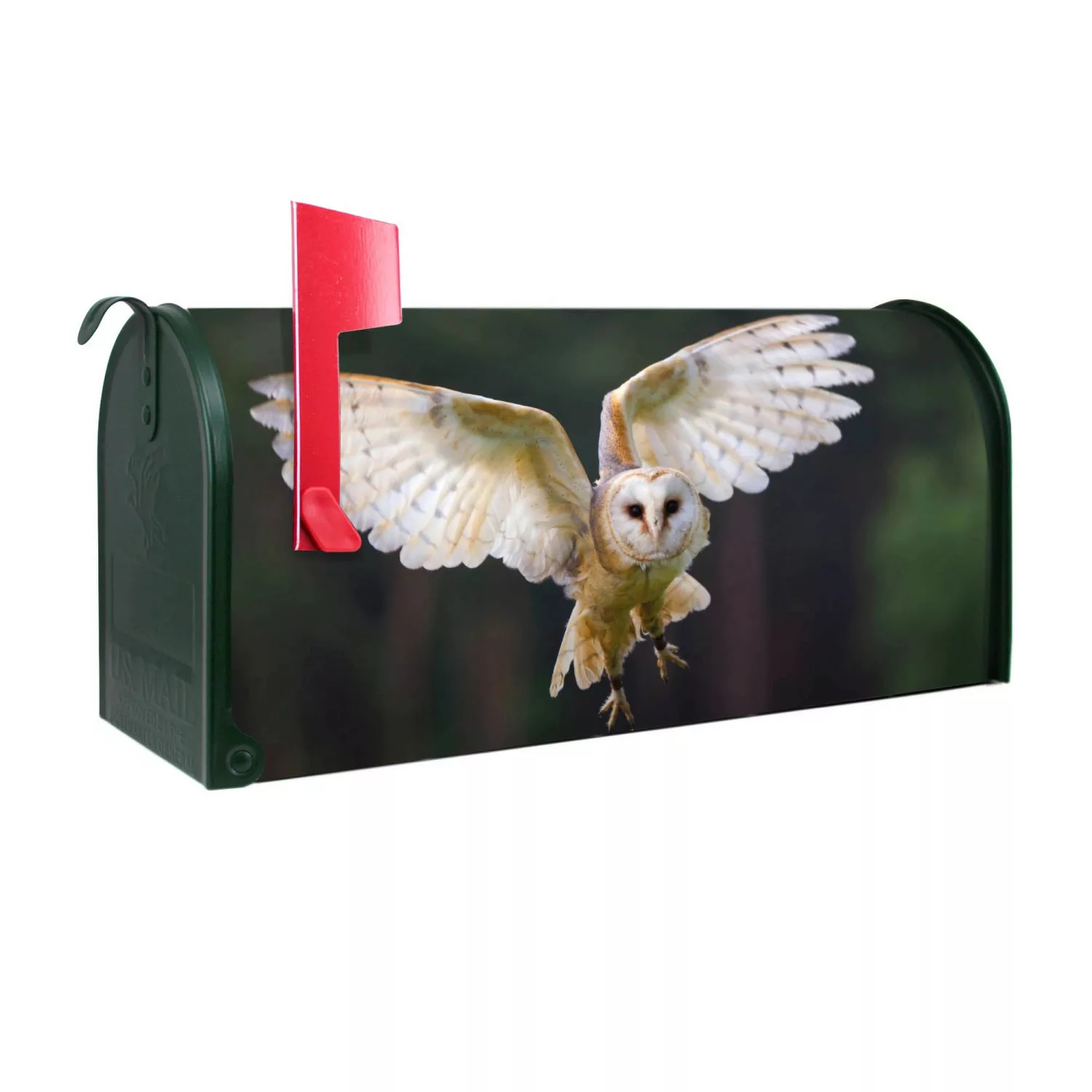 Banjado Amerikanischer Briefkasten Grün 48x22x16cm US Mailbox Letterbox Pos günstig online kaufen