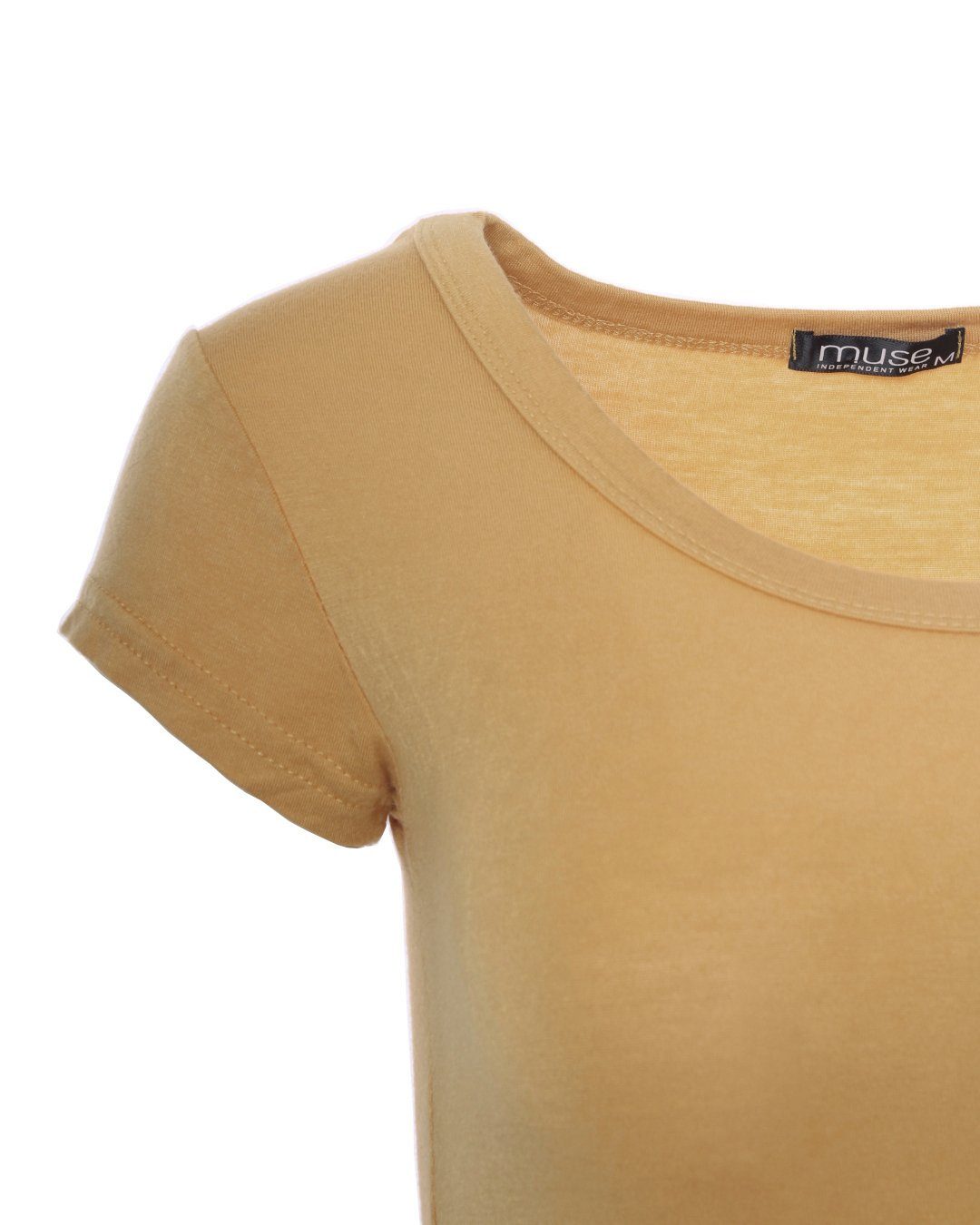 Muse T-Shirt Basic Kurzarm T-Shirt Skinny günstig online kaufen