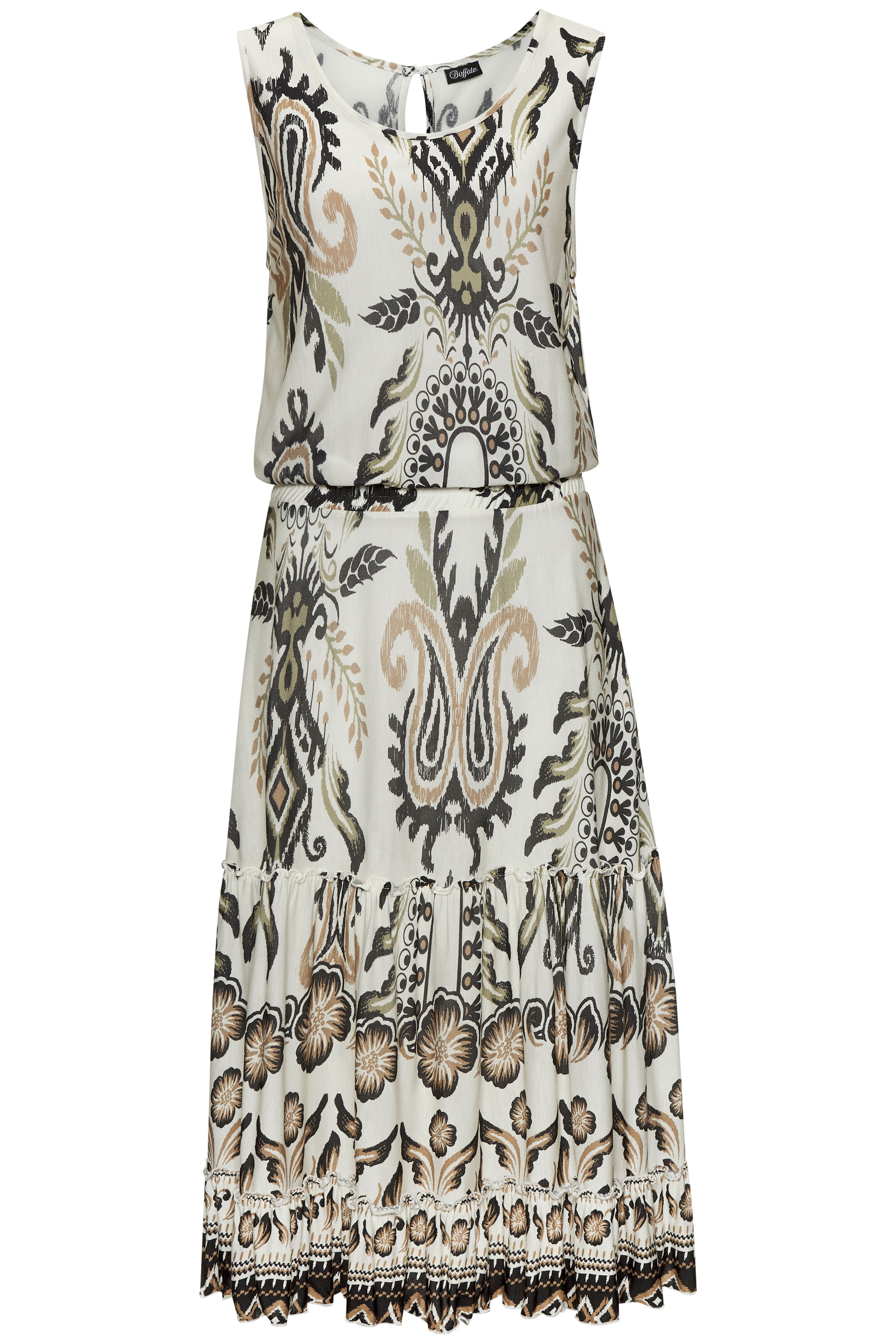 Buffalo Volantkleid, mit Volants, Druckkleid, Sommerkleid, verspielt günstig online kaufen