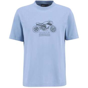 Barbour  T-Shirts & Poloshirts Topher Motorbike T-Shirt Cool Blue günstig online kaufen