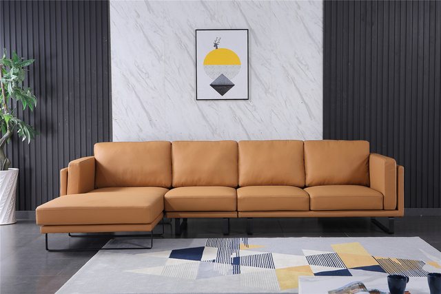 Xlmoebel Ecksofa Modernes Ledersofa mit Eckgarnitur in zeitgemäßem Design - günstig online kaufen