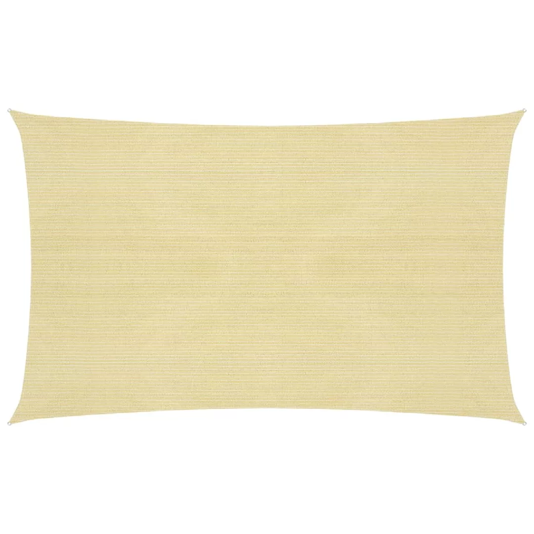 Vidaxl Sonnensegel 160 G/m² Beige 2,5x4,5 M Hdpe günstig online kaufen