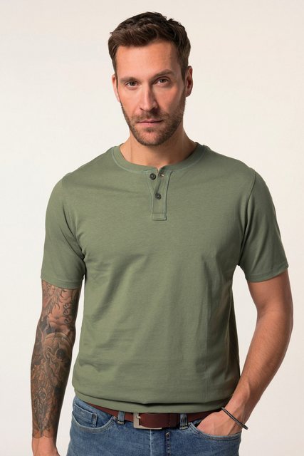 JP1880 T-Shirt JP 1880 Henley Bauchfit Halbarm Rundhals bis 8 XL günstig online kaufen