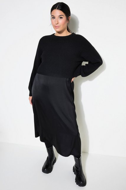 Studio Untold Maxikleid Maxikleid Boxy Shape Layering-Look günstig online kaufen