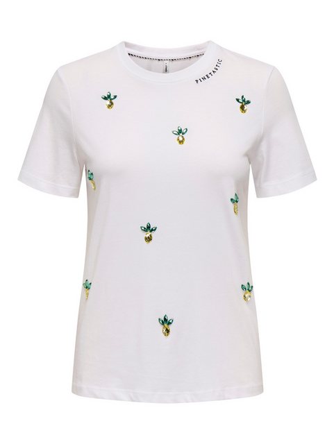 ONLY Kurzarmshirt ONLKITA LIFE REG S/S PINEAPPLE TOP JRS günstig online kaufen