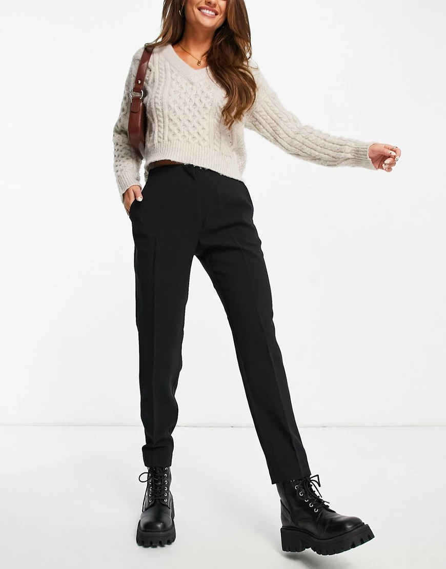 Pimkie – Elegante Hose in Schwarz mit geradem Bein günstig online kaufen