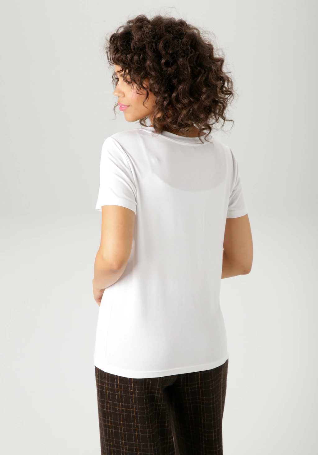 Aniston CASUAL T-Shirt, mit Herz, Leo-Druck und Statement-Schriftzügen - NE günstig online kaufen