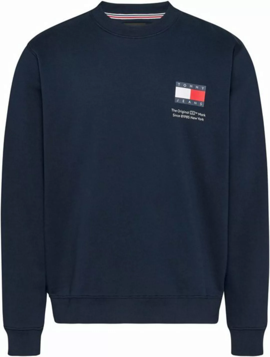 Tommy Jeans Sweatshirt TJM REG ESSENTIAL FLAG CNECK EXT Rundhals-Sweatshirt günstig online kaufen