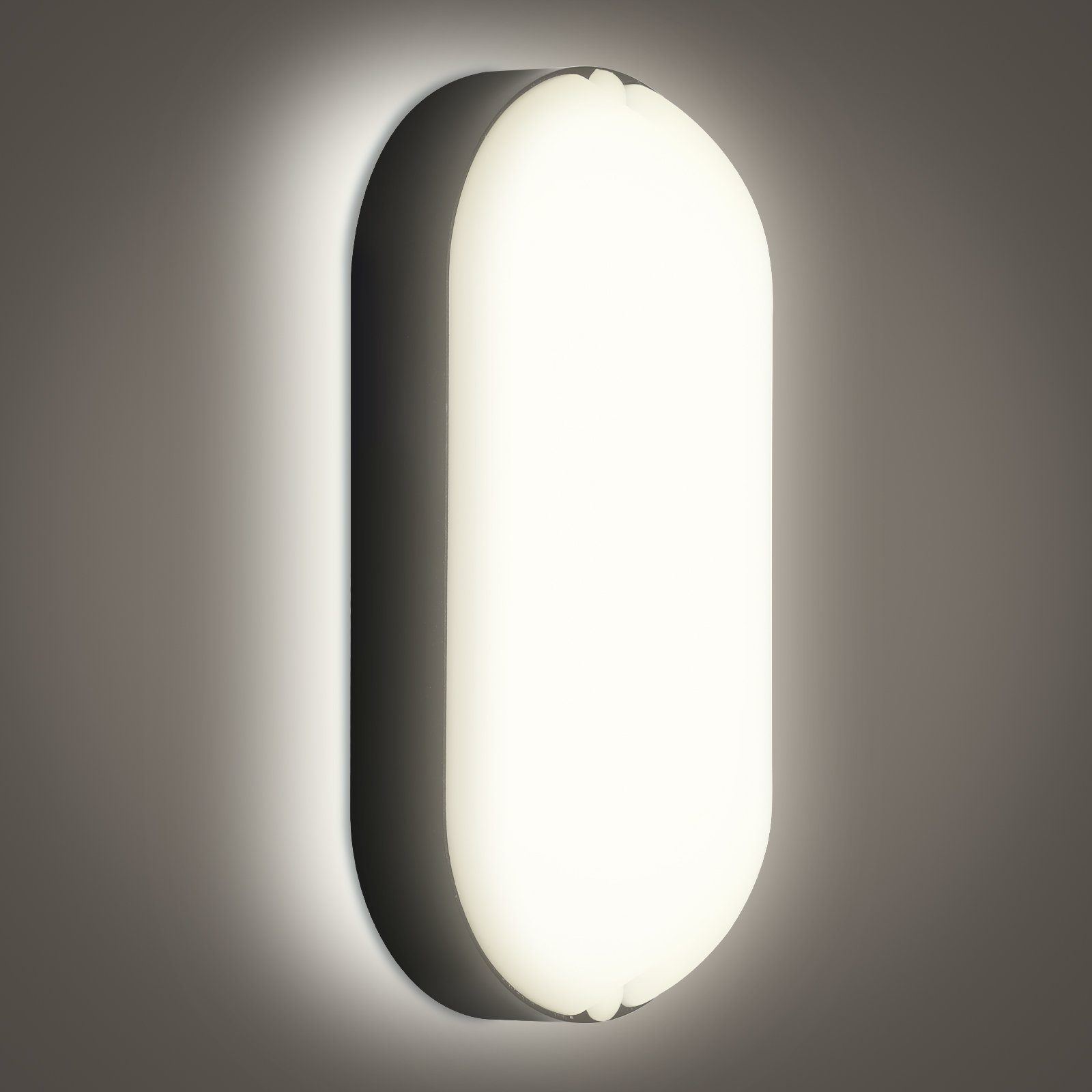Clanmacy Deckenleuchte LED Feuchtraumleuchte IP54 Badlampe günstig online kaufen